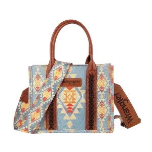 Wrangler Women's Montana West Print Canvas Brown Tote Crossbody