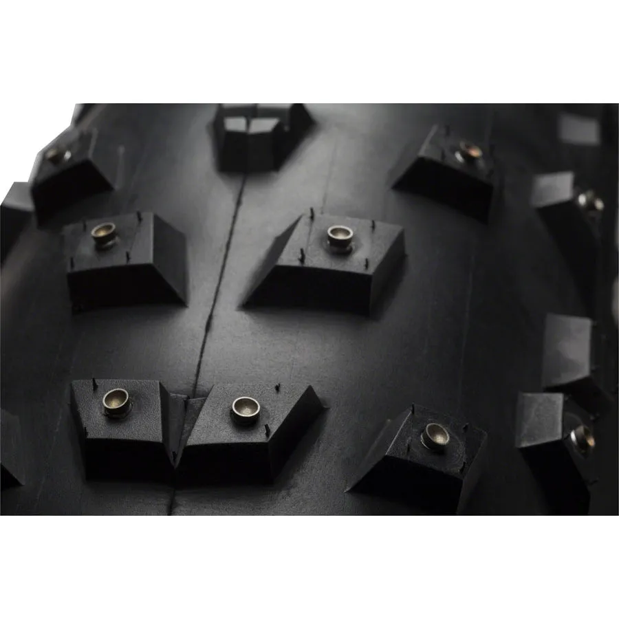 Wrathchild Fat Bike, Winter-Studded Tire - 26 x 4.6, Tubeless, Black, 120tpi, 224 XL Concave Carbide Aluminum Studs