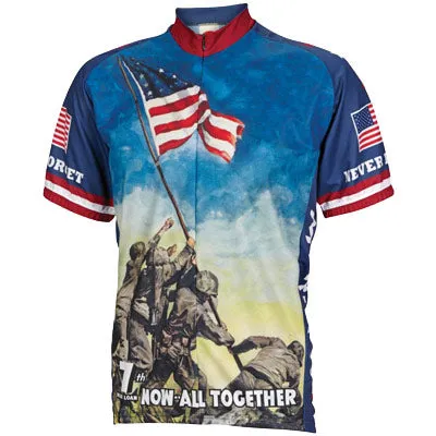 Wrldjry Iwo Jima Medium Mens Iwo Jima - Never Forget Jersey World Jerseys Apparel