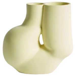 Ws Chubby Vase Soft Yellow