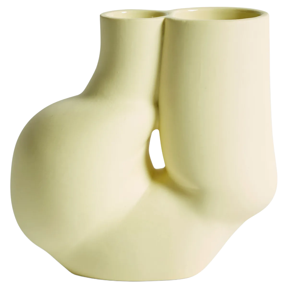 Ws Chubby Vase Soft Yellow