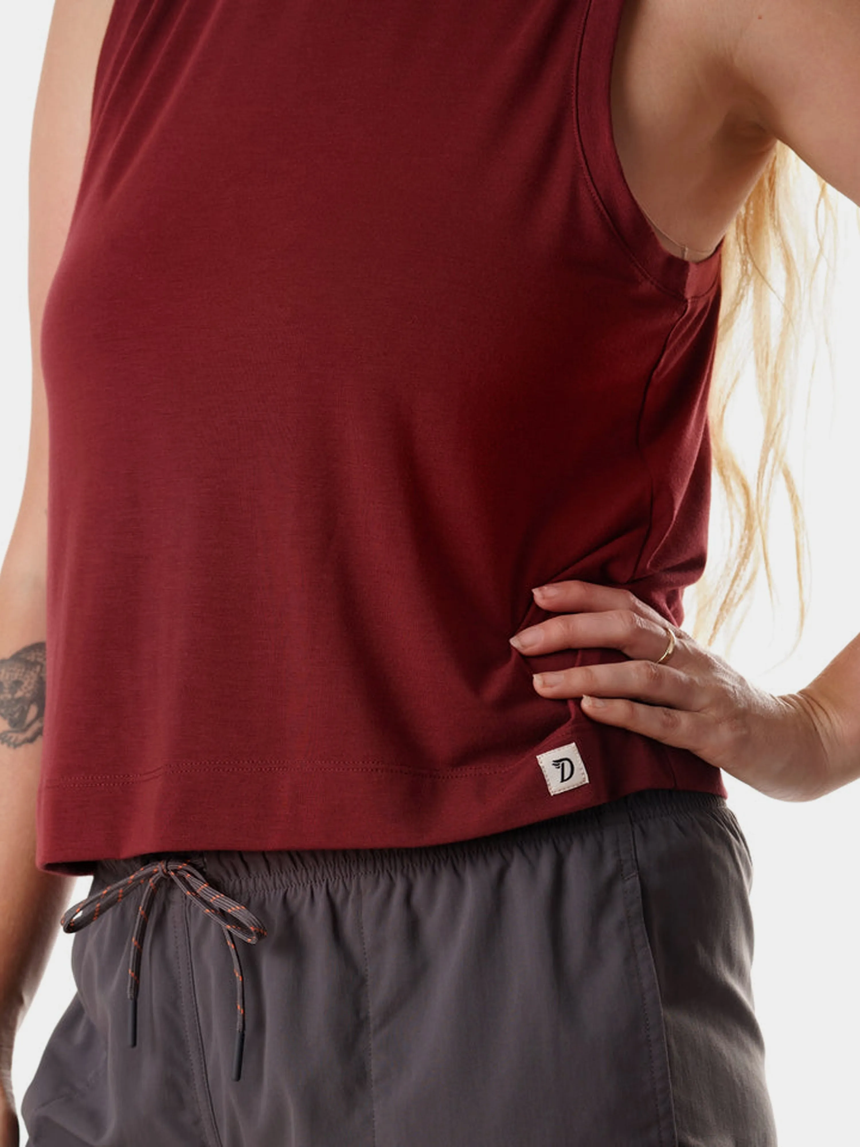 W's Lightweight Bamboo Tank - Port