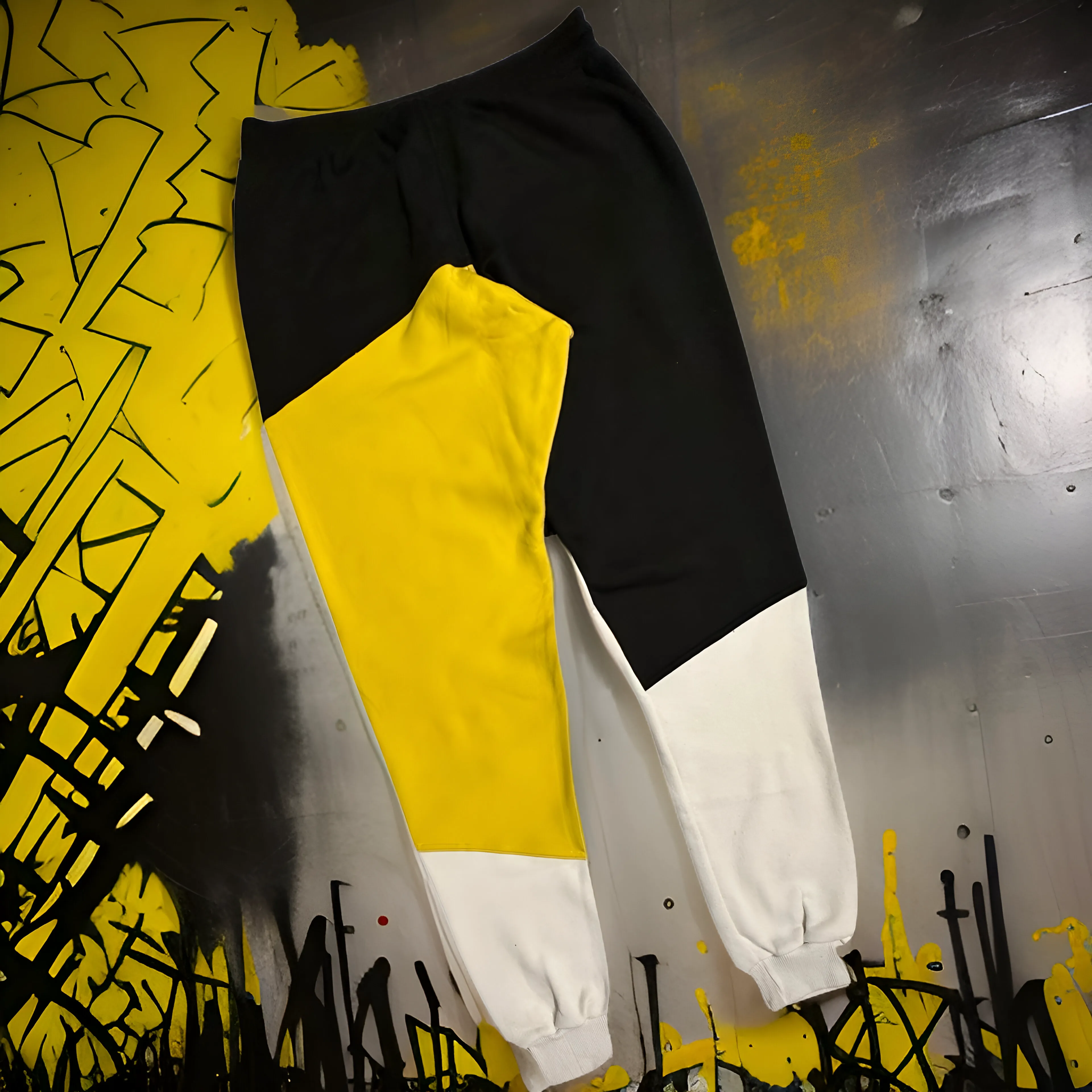 *WU-WINNIPEG* (3 TONE) JOGGER SWEATSUITS (EMBROIDERED LOGOS) (CUT & SEW)