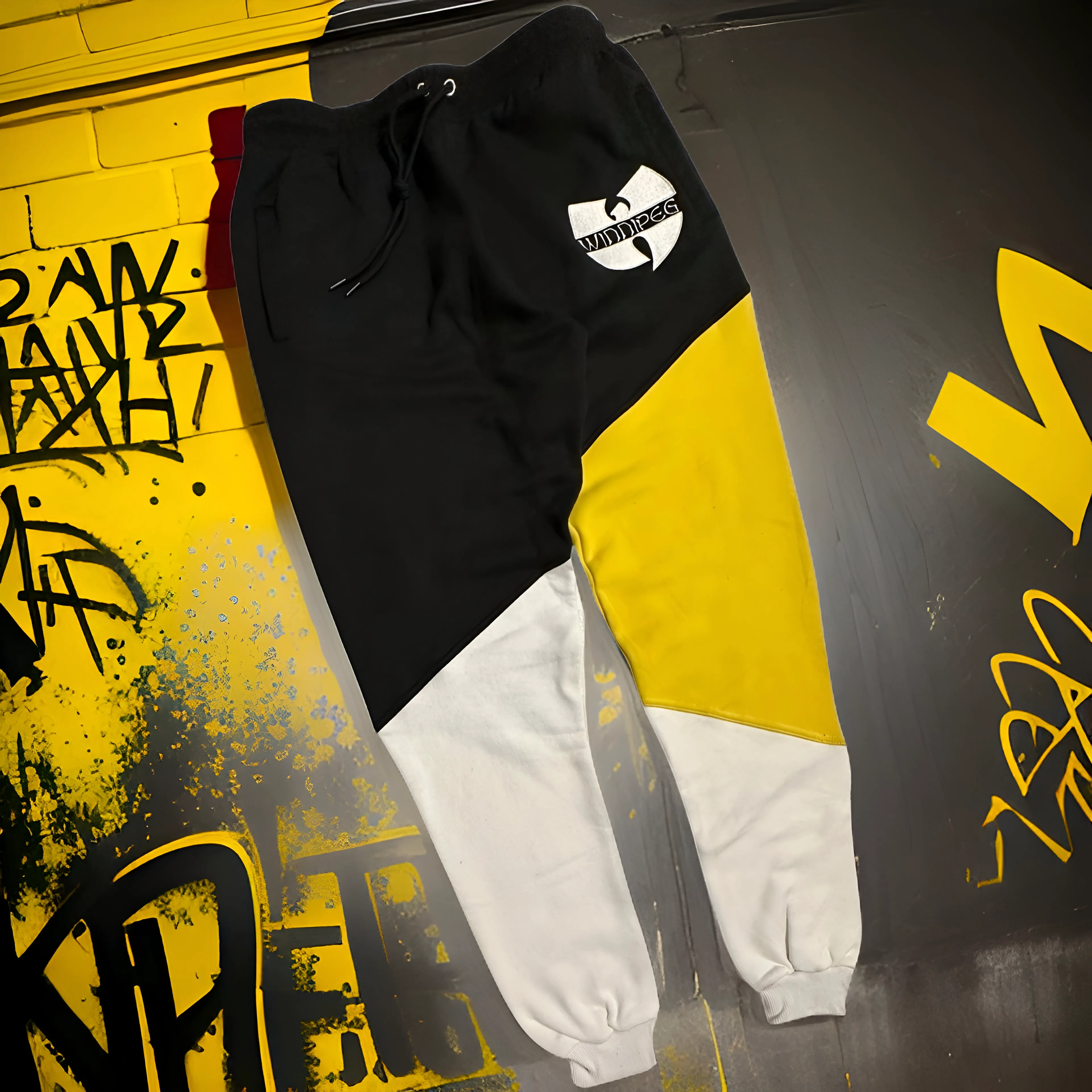 *WU-WINNIPEG* (3 TONE) JOGGER SWEATSUITS (EMBROIDERED LOGOS) (CUT & SEW)