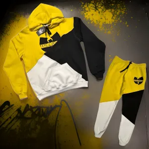 *WU-WINNIPEG* (3 TONE) JOGGER SWEATSUITS (EMBROIDERED LOGOS) (CUT & SEW)