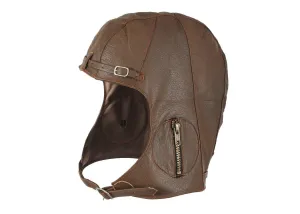 WWII Style Leather Pilot Helmet