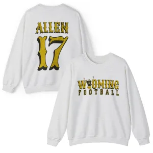 Wyoming Football Allen 17 Crewneck Sweatshirt