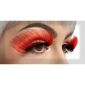 X Large Red and Black Lashes