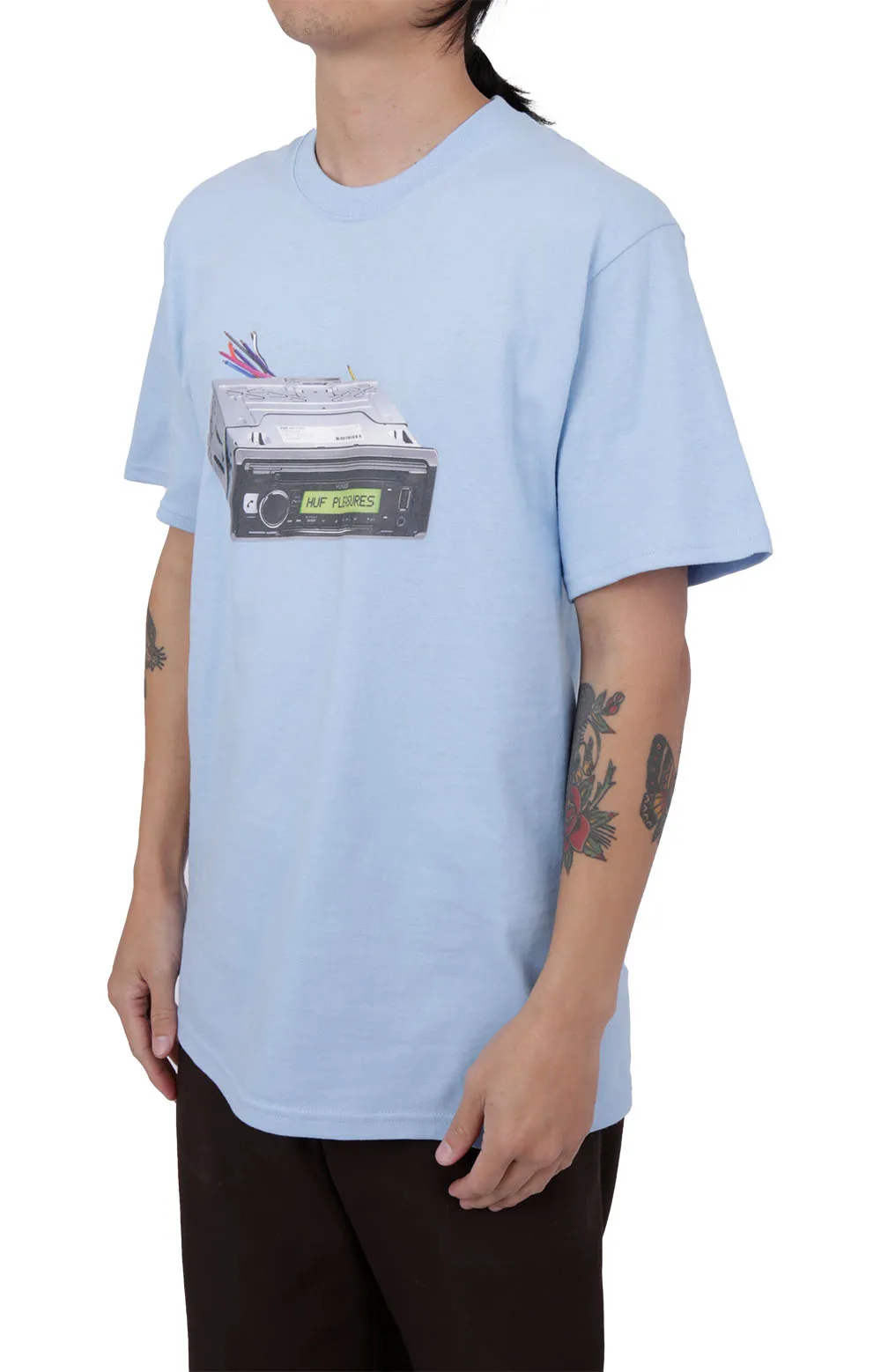 x Pleasures Head Unit T-Shirt - Light Blue