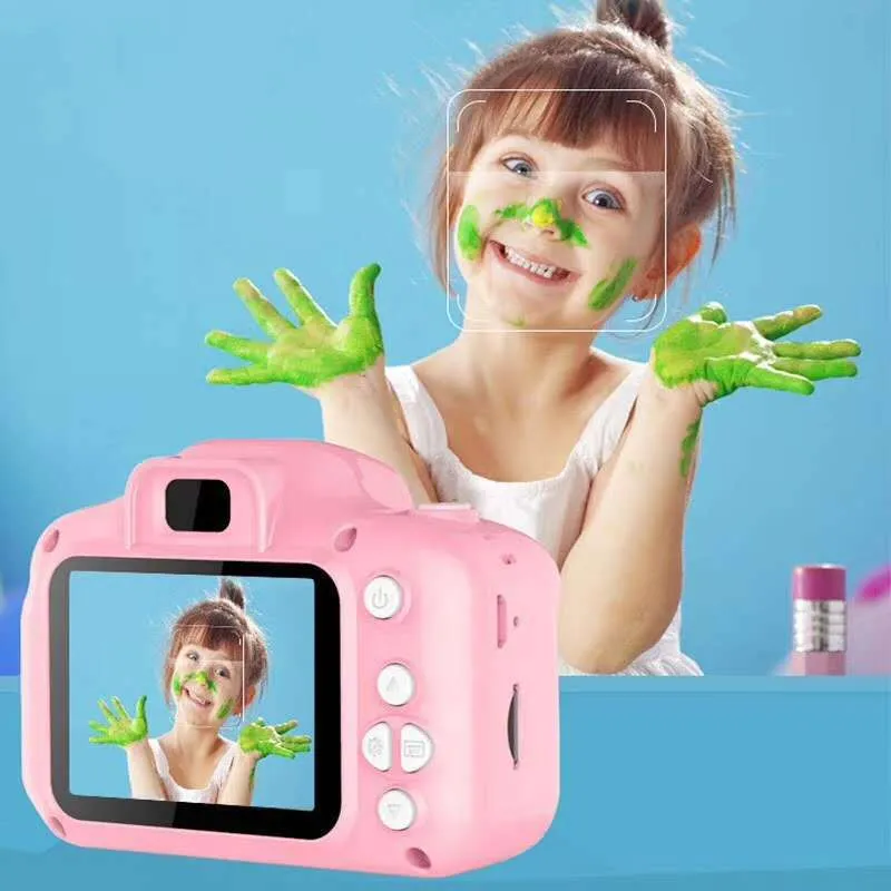 X2 Children's Camera 2.0-Inch Screen Children's Digital Camera Portable Cartoon SLR Camera