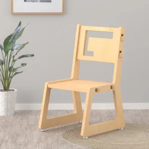 X&Y Blue Apple Chair - Natural