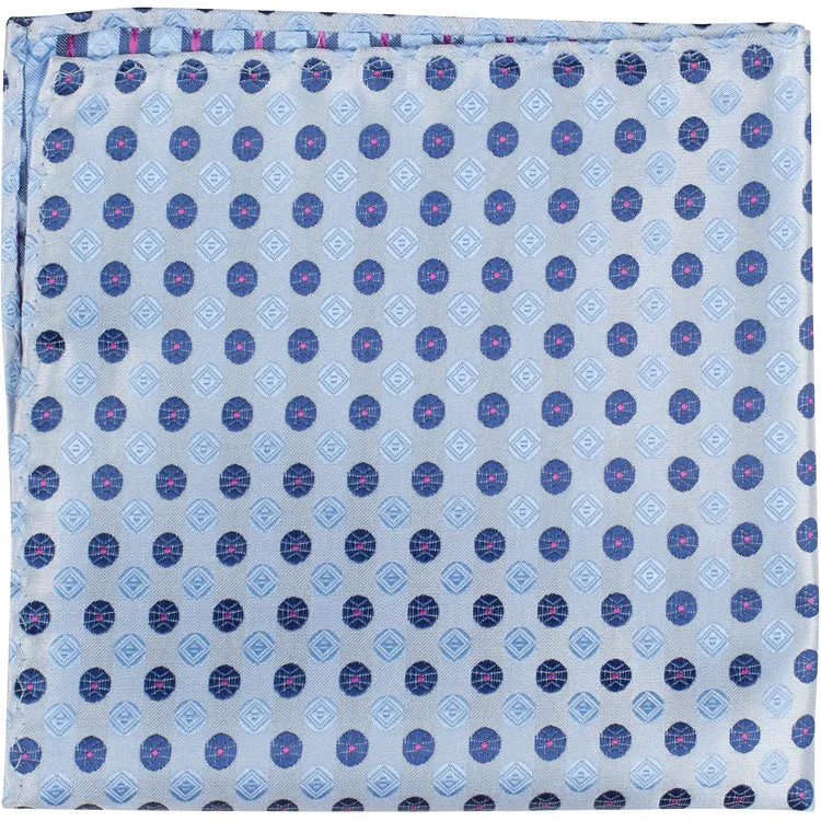 XB21 - Multi Blue Polka Dot - Standard Width