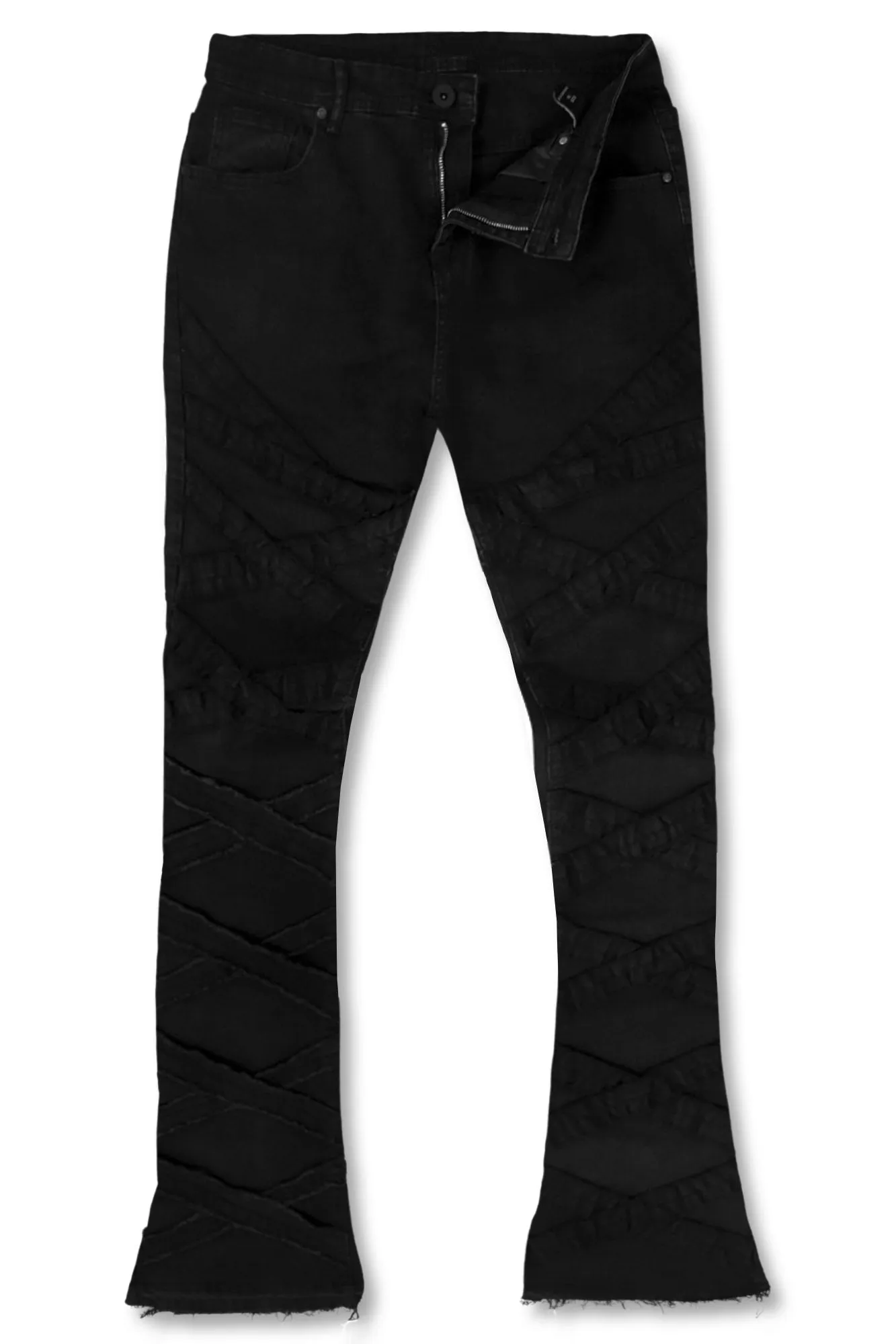 X'D Out Super Stacked Denim (Black Wash)