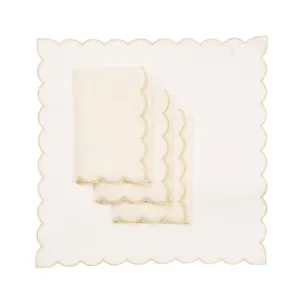 XD18265B Sleek Chic Sheer 20'' x 20'' Napkins, Set of 4