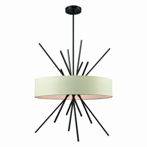 Xenia 25" 5 Light Chandelier in Oil Rubbed Bronze