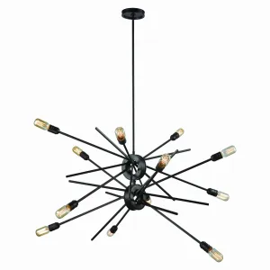 Xenia 42" 12 Light Chandelier in Oil Rubbed Bronze