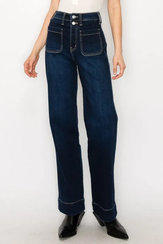 Ximena High Rise Modern Wide Jeans