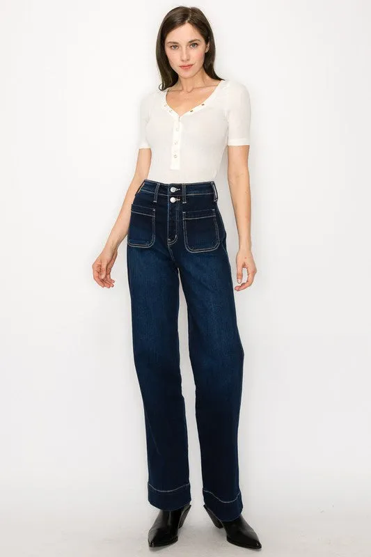 Ximena High Rise Modern Wide Jeans