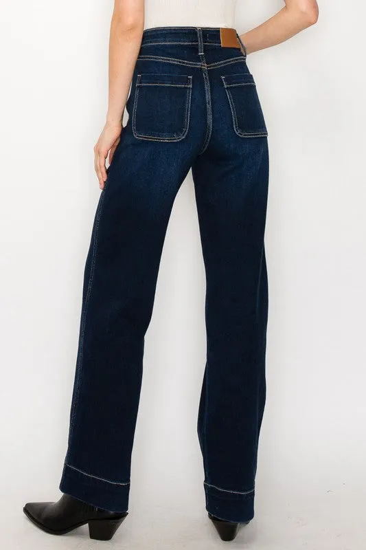 Ximena High Rise Modern Wide Jeans