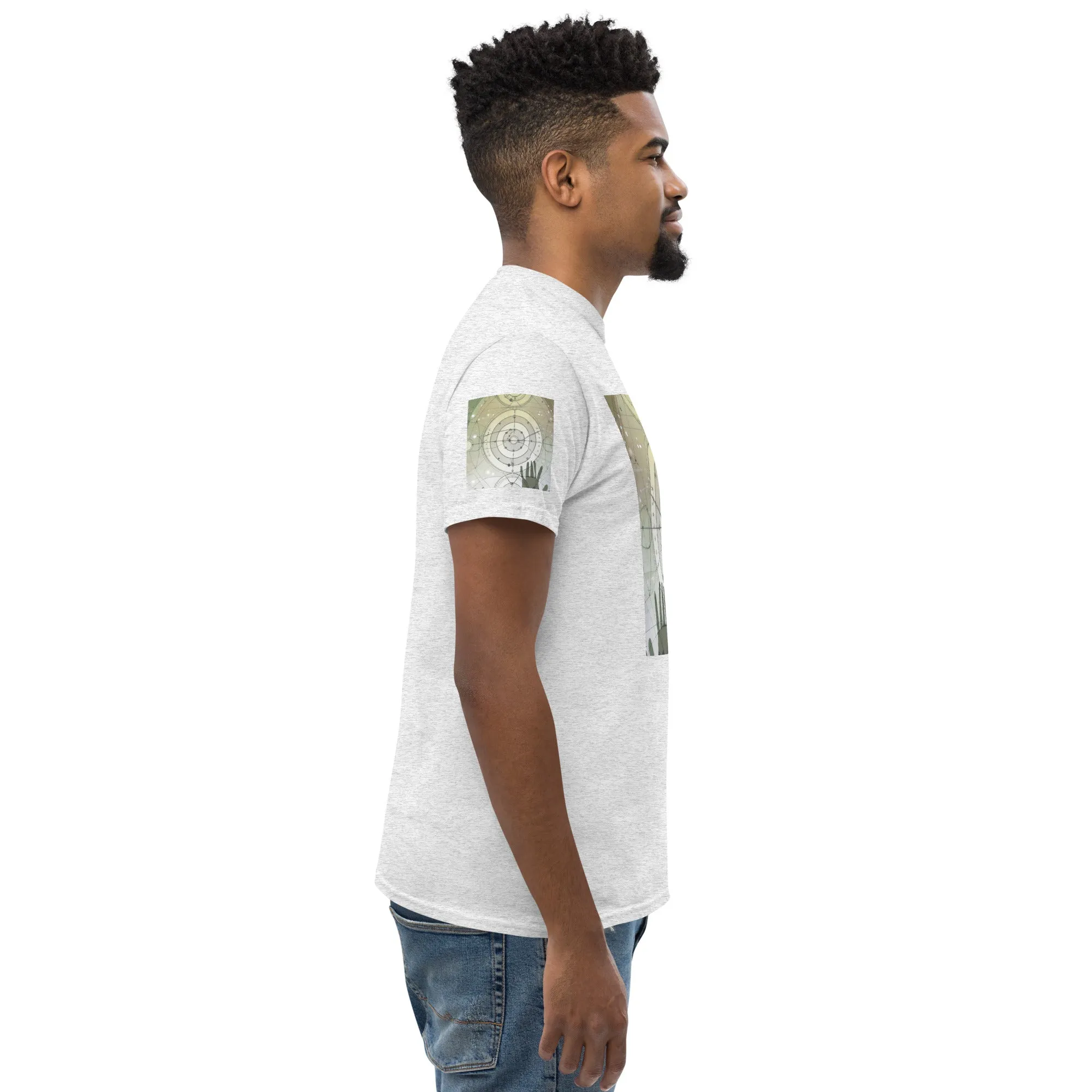 XL-5XL Men's Abstract Classic Tee