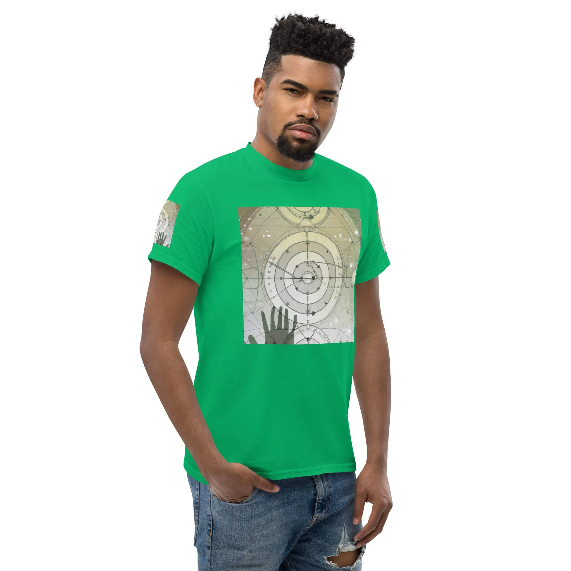 XL-5XL Men's Abstract Classic Tee