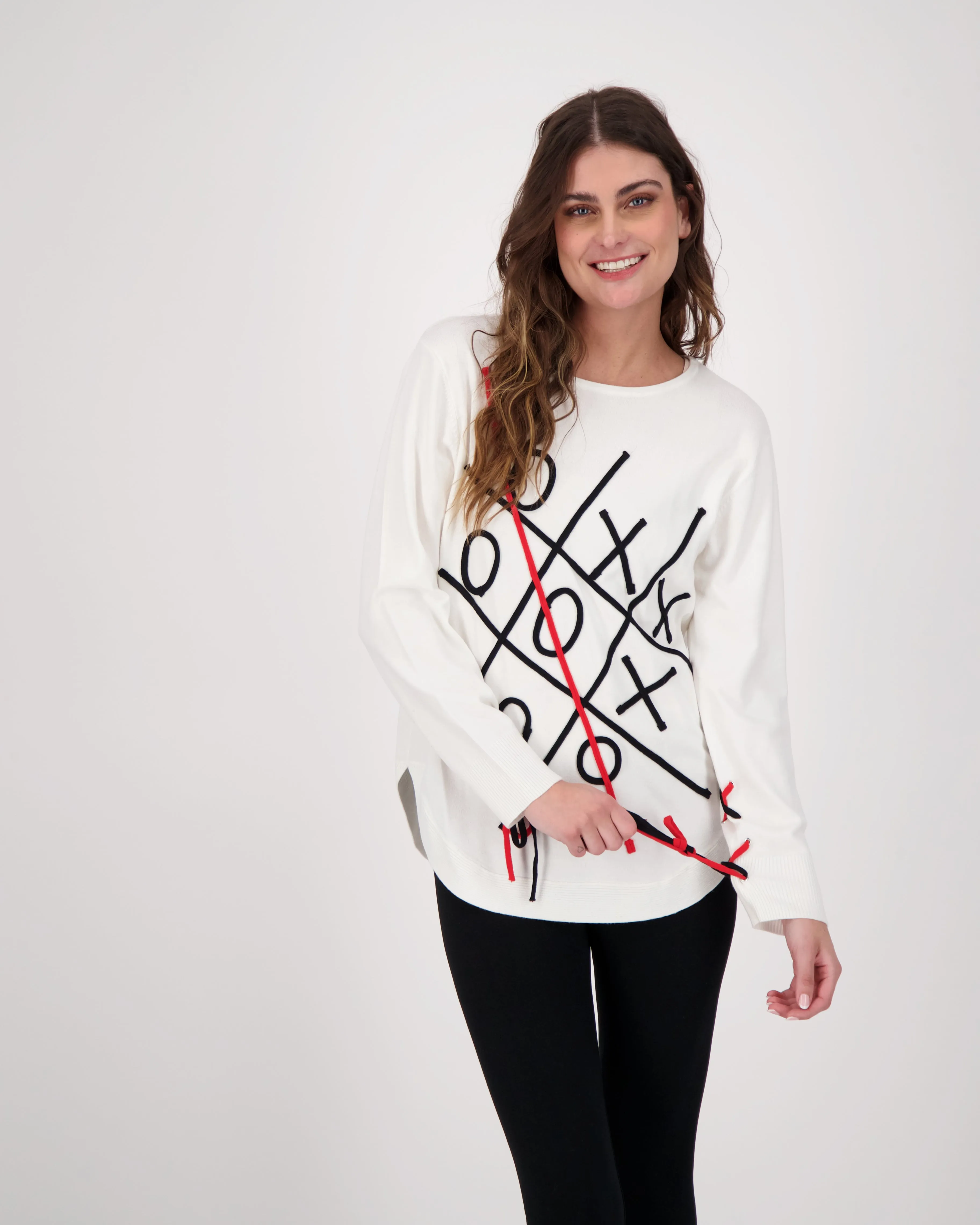 Xoxo Knit Sweater Top