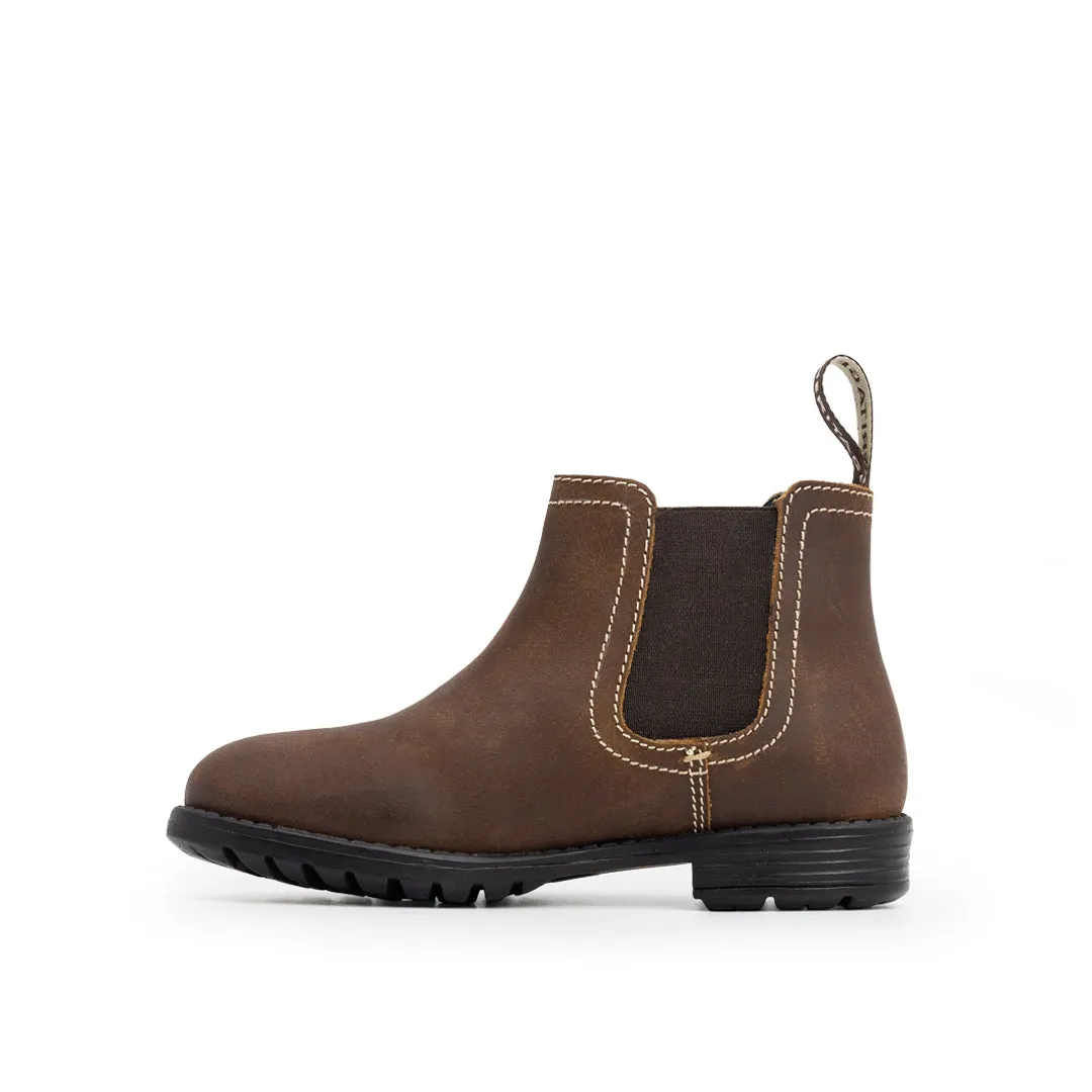 Xpert Heritage Farrier Junior Chelsea Boots Rustic Brown