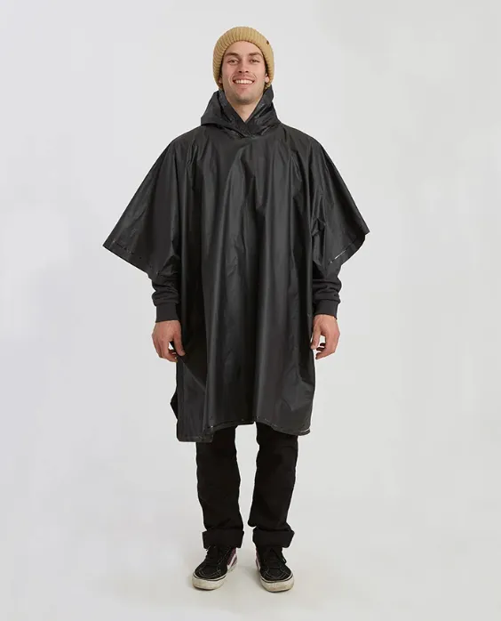 XTM Stash Poncho Black