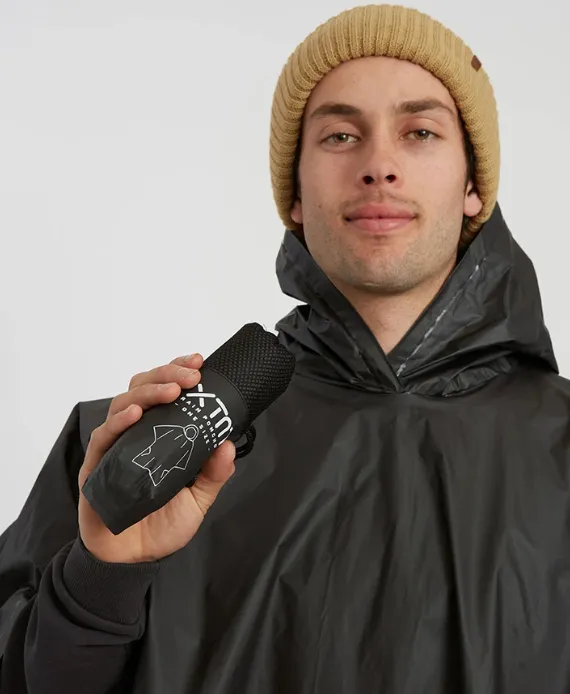 XTM Stash Poncho Black