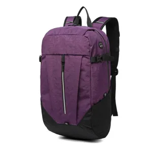 Y-1821 Multifunctional Travel Waterproof Sports Backpack Outdoor Hiking Wear-Resistant Backpack(Purple)