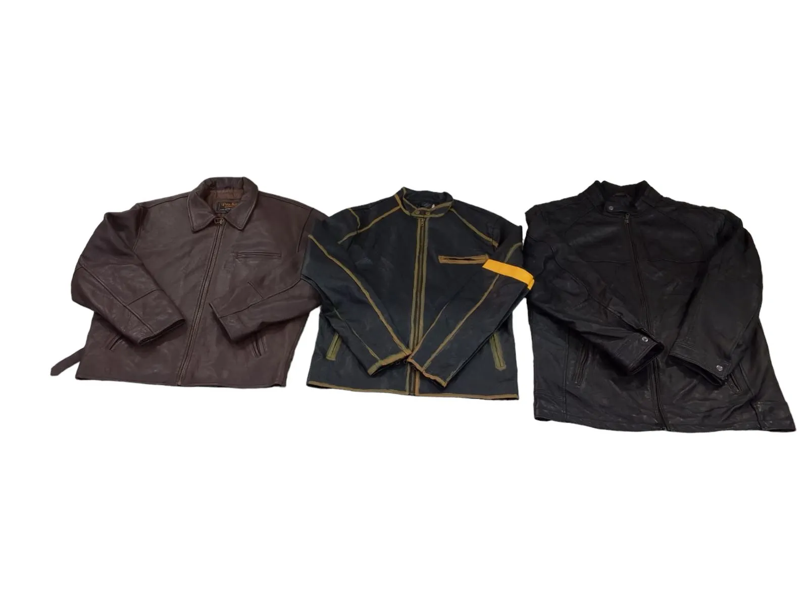 Y2k 2024 - Leather Structure Jackets - 12 pcs