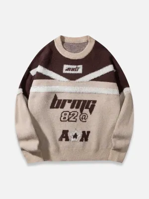 Y2K Brown Sweater