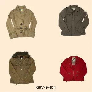 Y2K Cotton Cargo Jackets – Rugged Style with a Vintage Twist(9-104)