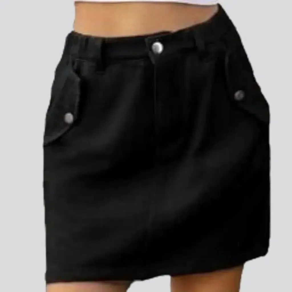 Y2k mini women's denim skirt