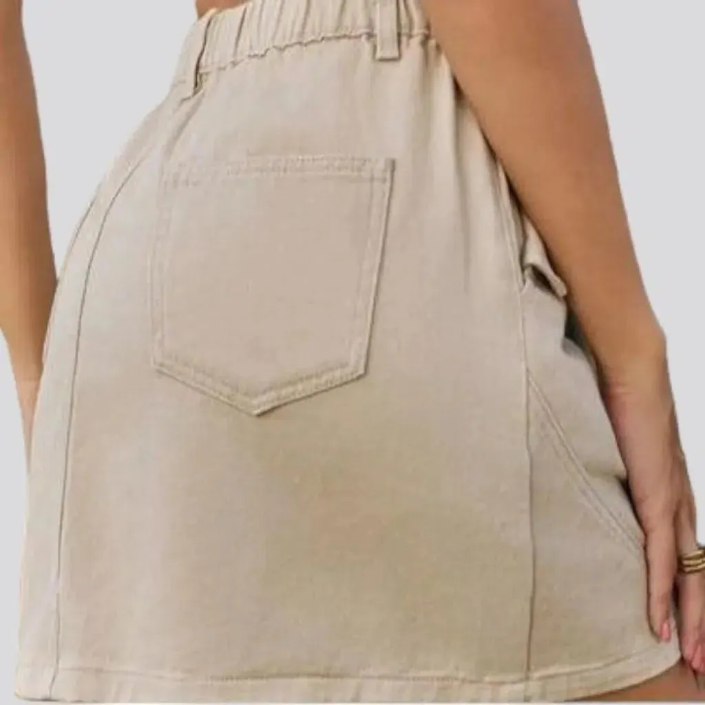 Y2k mini women's denim skirt