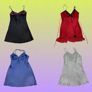 Y2k Soft Girl Silk Slip (SR-304)