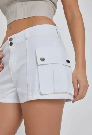 Y2K White Shorts