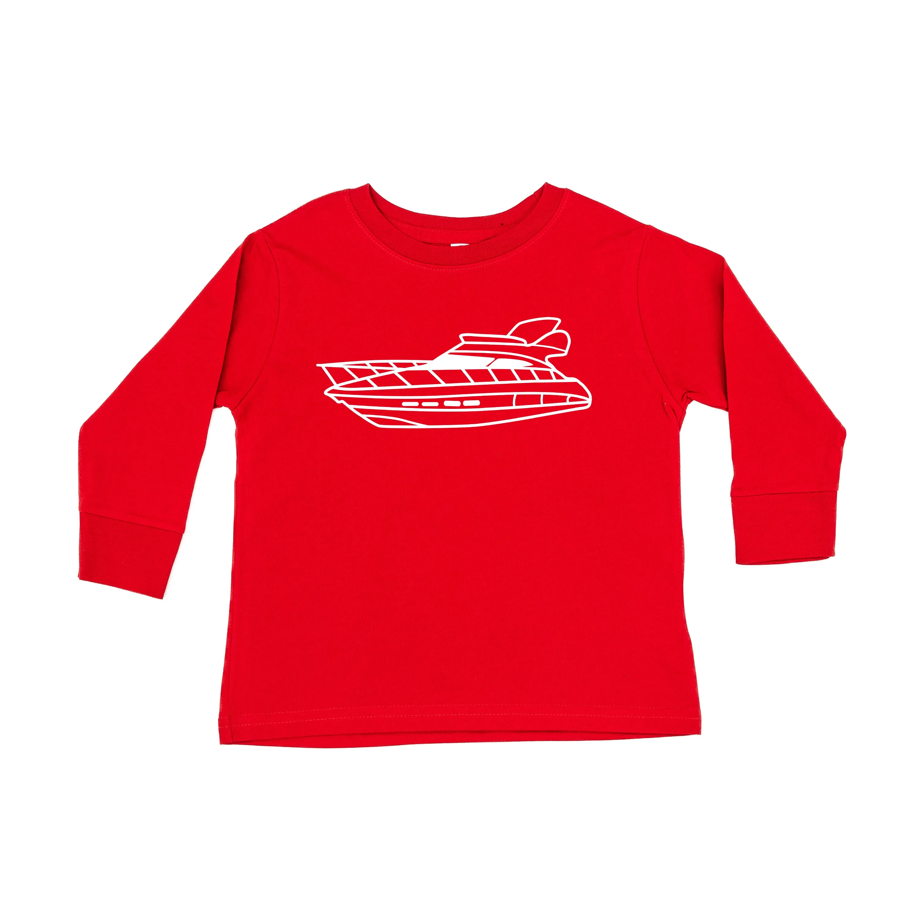 YACHT - Minimalist Design - Long Sleeve Child Shirt