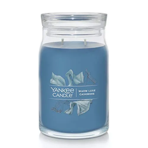 Yankee Candle 1630697 Warm Luxe Cashmere Signature Large Jar Candle