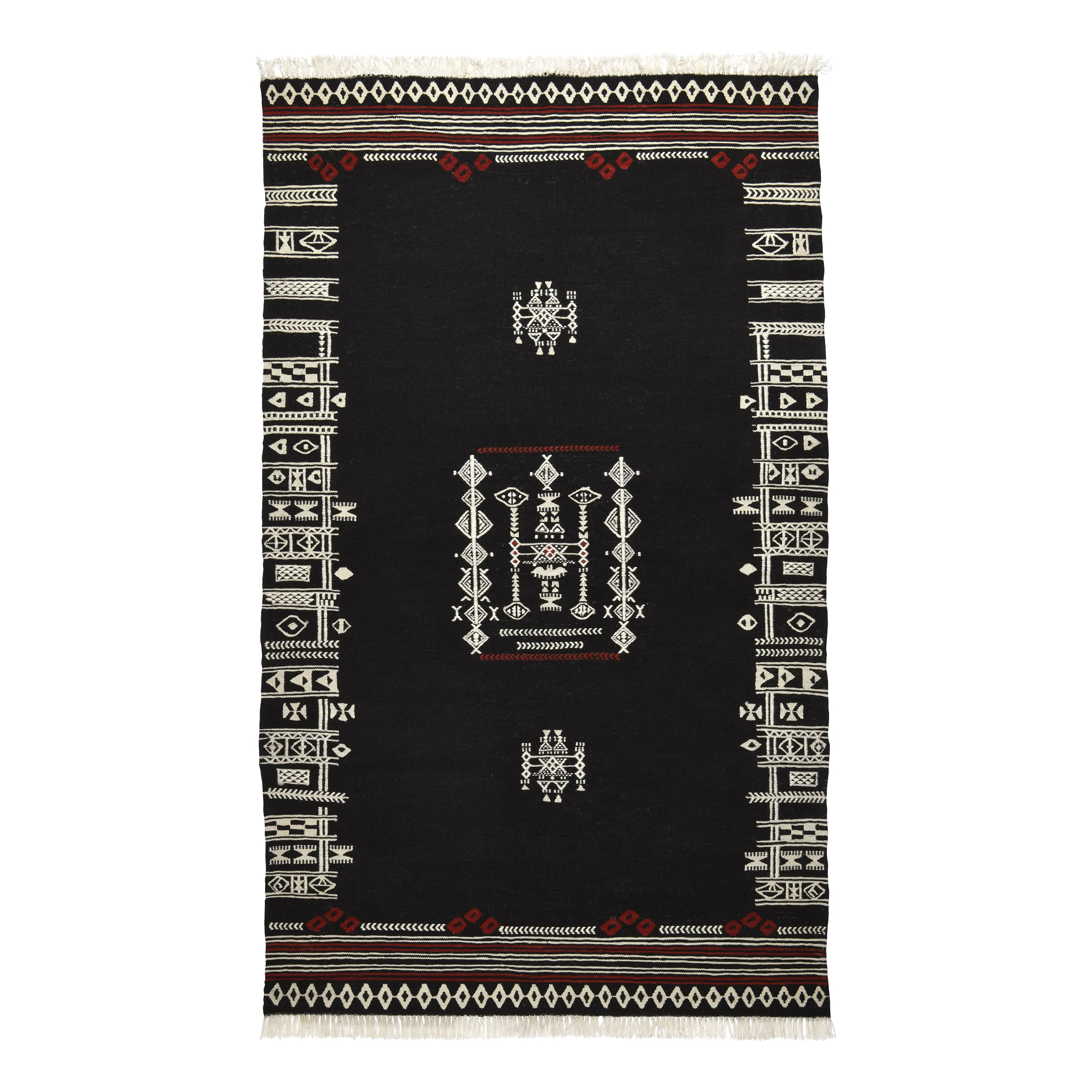 Yarasa Cocoa Wool Kilim Rug