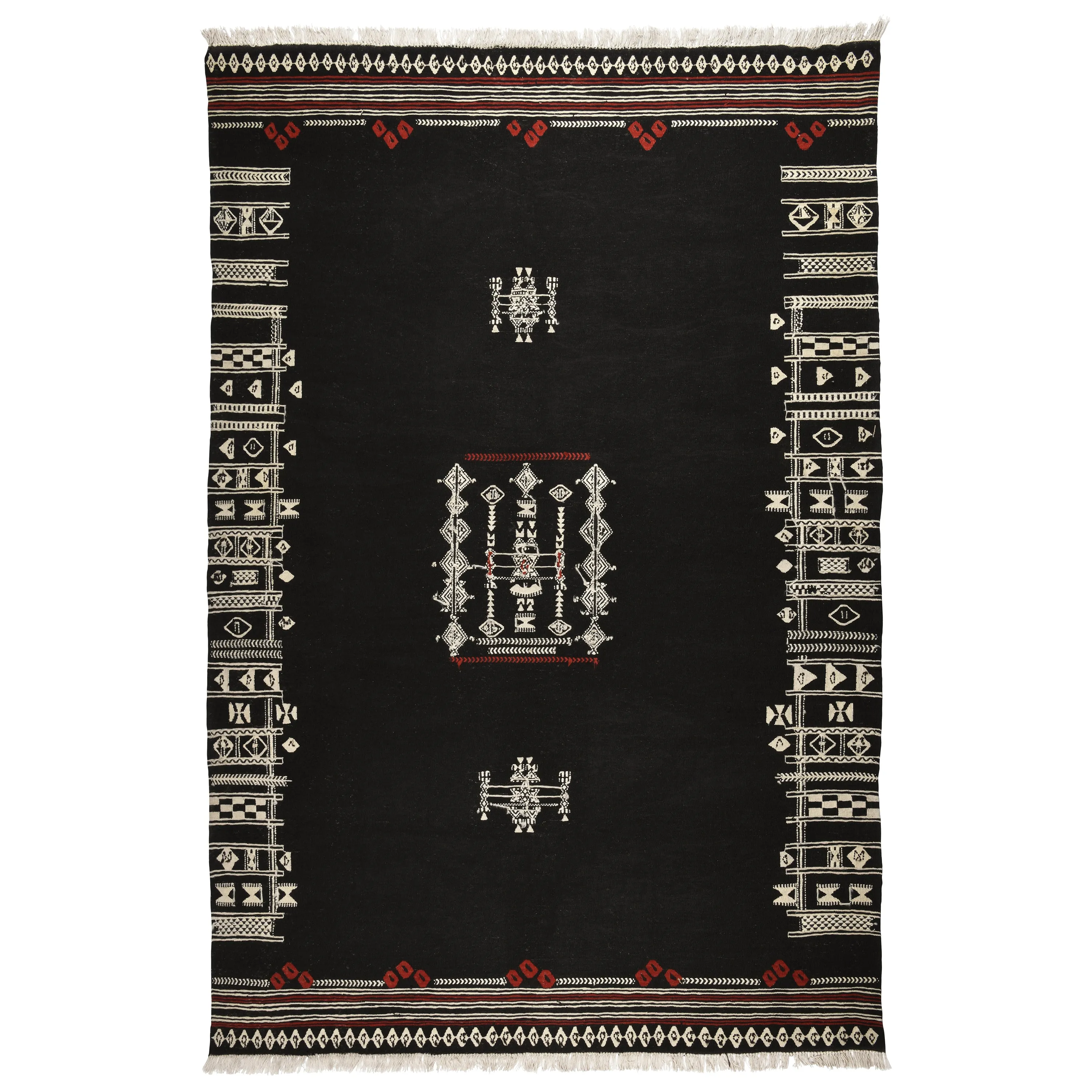 Yarasa Cocoa Wool Kilim Rug