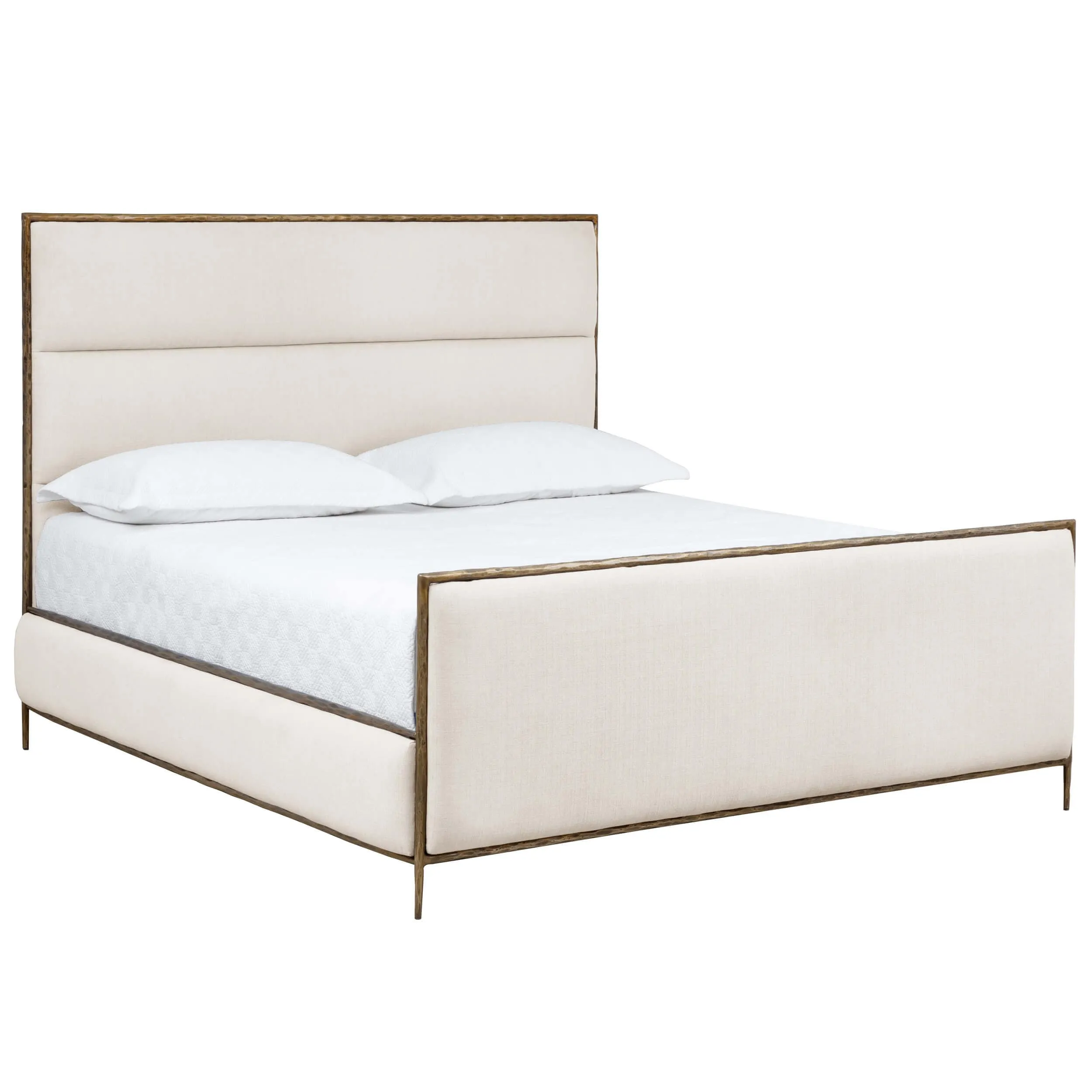 Yasmine King Bed, Zenith Alabaster