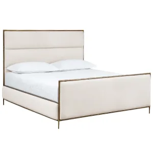 Yasmine King Bed, Zenith Alabaster