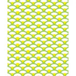 Yellow & Green Scales Patterned Printed Backdrop