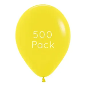 Yellow Balloons - 500 Pkt