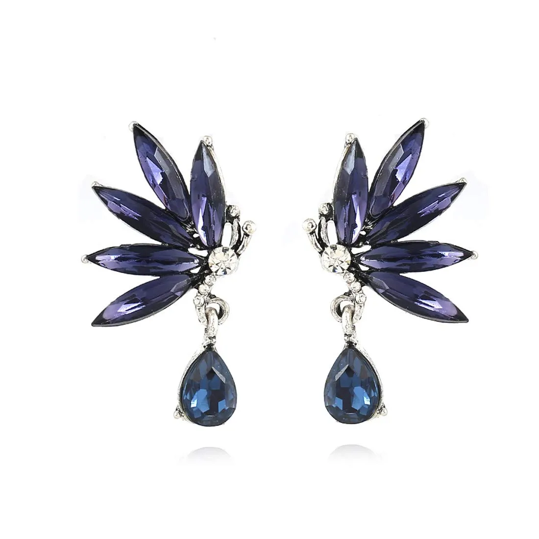 Yellow Chimes Angels & Wings Blue Drop Earring for Women & Girls