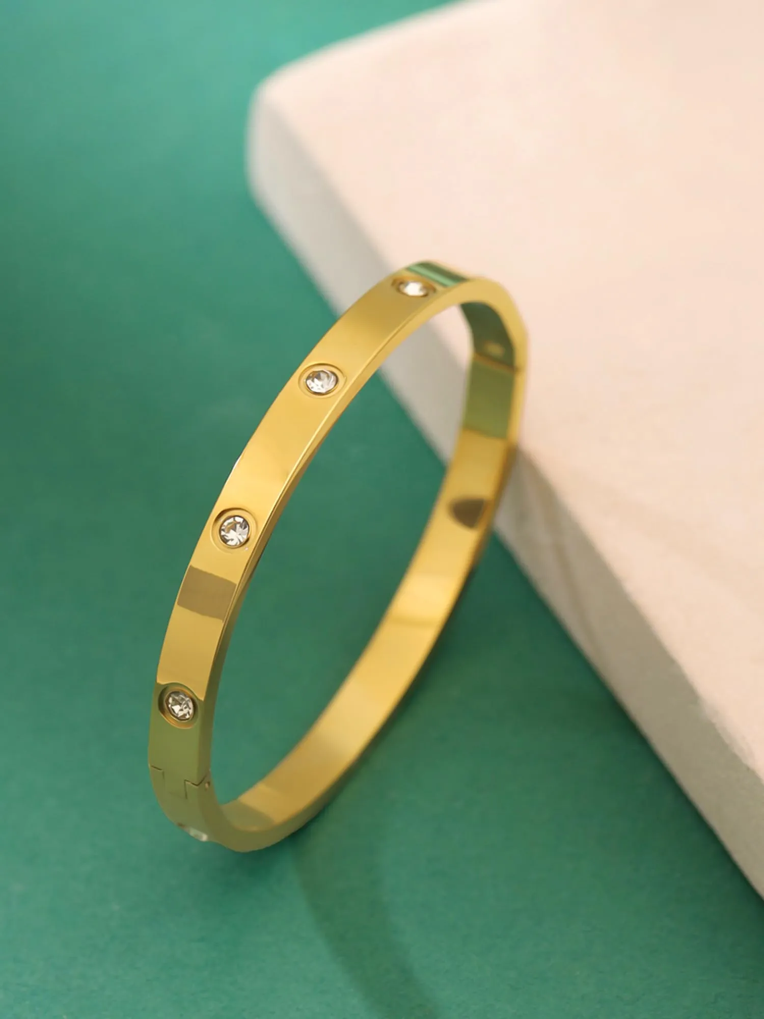 Yellow Chimes Bangle Bracelet for Woman | Fashion Golden Bracelet Hand Accessories for Women | Crystal Bangles Bracelets for Girls | Birthday Gift for Women Anniversary Gift for Wife