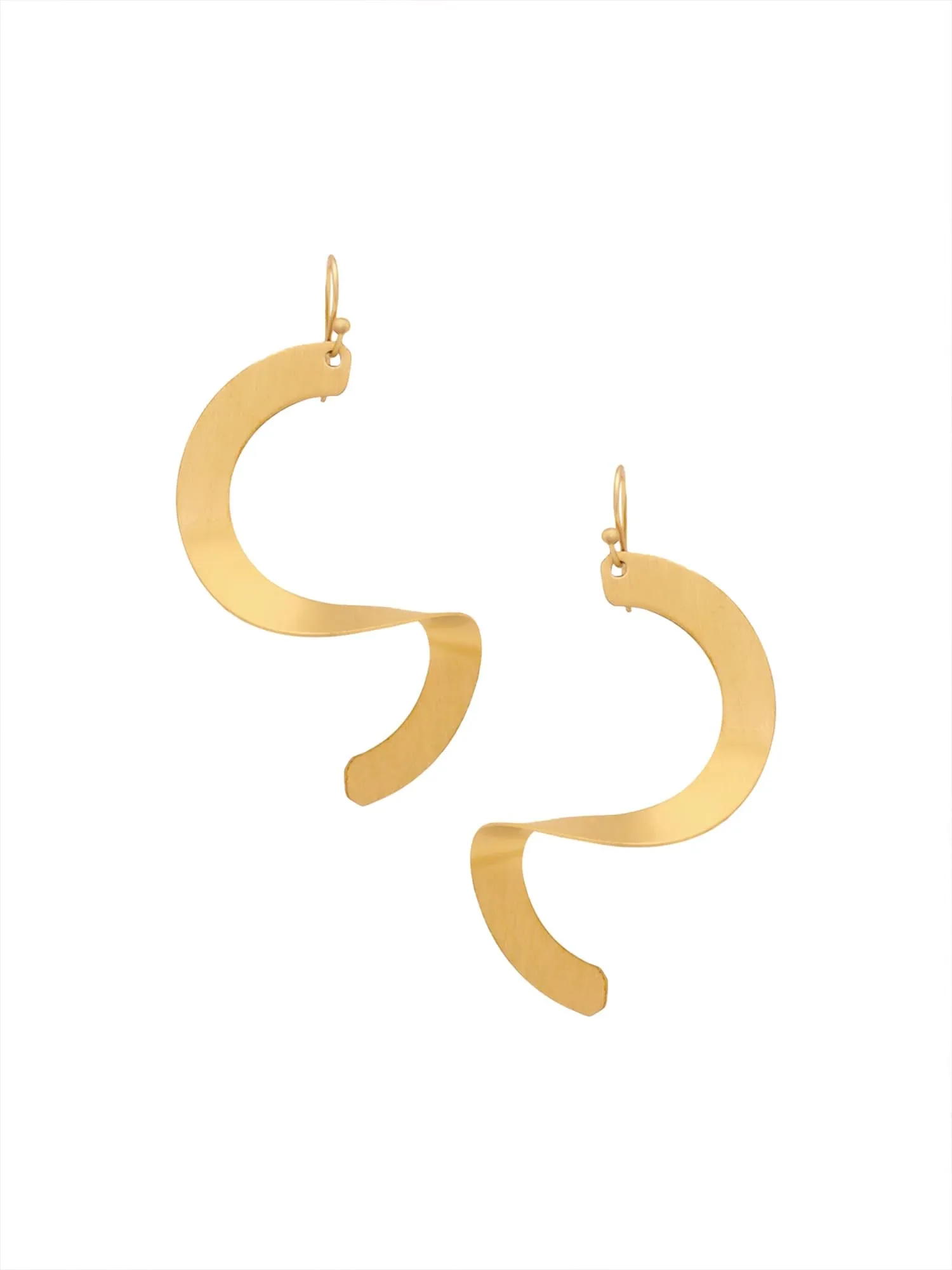 Yellow Chimes Drop Earrings For Women | Fashion Golden Women Earrings | Gold Plated Twisted Drop Earrings For Girls | Birthday Gift for Girls Anniversary Gift for Women