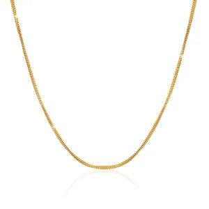 Yellow Chimes Gold-Plated Latest Fashion Stylish And Trendy Design Smooth Finish Classic Neck Chain for Men and Boys