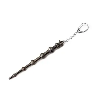 Yellow Chimes Harry Potter's Headmaster Dumbledore Hermione Bone Magical Elder Wand/Stick Metal Key Chain For Boys And Girls